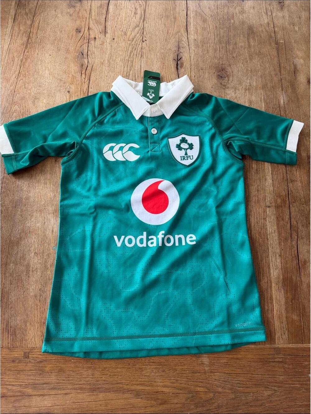 Canterbury Ireland IRFU Rugby Jersey 12 Years  Green Home  NWT